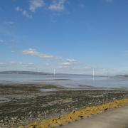 By the Severn Bridge, where Twrch Trwyth swam the river to escape King Arthur