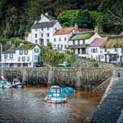 The pub is right on the harbourside at Lynmouth