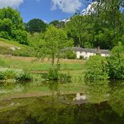 COOMBELAND, Tiverton This idyllic 150-acre equestrian estate is in a hidden valley, with farmhouse, six bedroom guest house, Mill Cottage, pasture, lake and woodland.  jackson-stops.co.uk