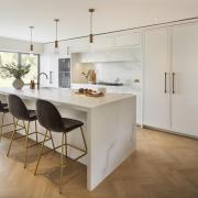 Modern, smooth lines in this Davonport kitchen