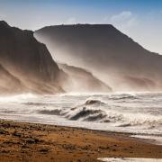 Looking toward Golden Cap from Charmouth beach. (Phot: Anna Stowe Landscapes UK / Alamy Stock Photo)