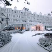 Eastbourne’s White Palace – The Grand – in the snow