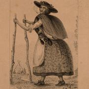 A drawing of Jenny Darney from 1821