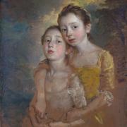 The Painter's Daughters with a Cat by Thomas Gainsborough.