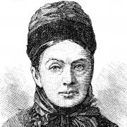 An illustration of Isabella Bird, intrepid traveller and writer