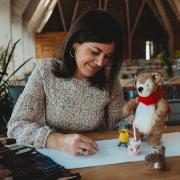 Mr Bear, created by Lorna Gibson, has achieved international recognition