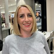 Hannah's finished look, created by Lauren at Bobbi Brown in Jarrolds. Photo: Pippa Lain-Smith