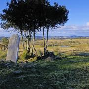 The grave site of Charles and Hannah Wilton near their cider factory at Majors Creek.