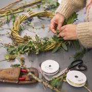 The National Trust's Fyne Court are hosting courses which use both fresh and dried materials. Photo: James Dobson