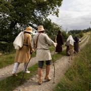 Walking the St Aelred's trail as pilgrims would have; the launch of the St Aelred's Trail in North Yorkshire.