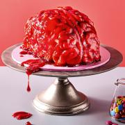 Bloody brain cake from Tigga Mac's Cake Hacks