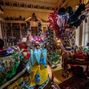 Beth Windsor joins the decorating crew at Castle Howard preparing for this year's stunnning display. Charlotte Graham