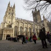 Canterbury Cathedral is hosting a historic Christmas market in its grounds for the first time in 200 years