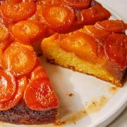 Mary Berry’s Upside-down Apricot and Cointreau Pudding.