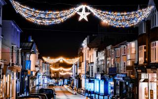 Tunbridge Wells is all a-glow at Christmas. Credit: Rose Bainbridge