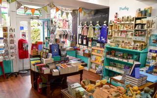 The shop is filled with inspiring gifts, clothes and books chosen by Diane.