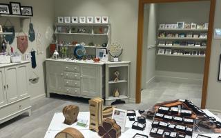 Inside The Derbyshire Makers store