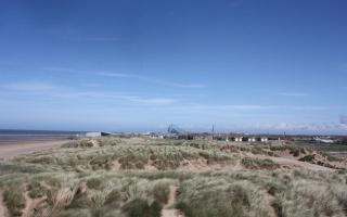 The wildlife packed dunes are not far from Blackpool.