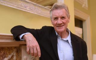 Michael Palin on a visit to Norwich in 2017.