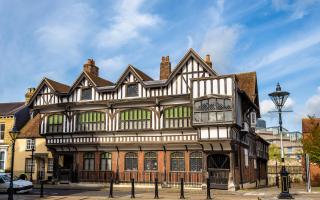 The Tudor House. Priestley found his way into historical Southampton but seems a tad rueful that he has it almost to himself.