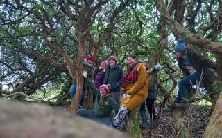 SRUC student combined field trip to study peatland bog, with NatureScot Image: Ashley Clark