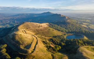 A walking route in the Malvern Hills area has been named one of Britain's best for autumn