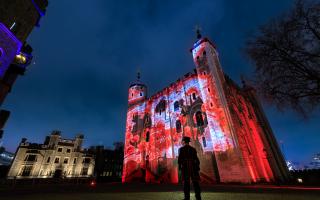 Visitors to the immersive after-dark experience will be invited inside the walls of the famous fortress next month to see the historic White Tower transformed with moving images reflecting on the conflicts.