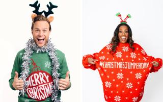 Olly Murs and Alison Hammond are among the famous faces supporting Christmas Jumper Day this year