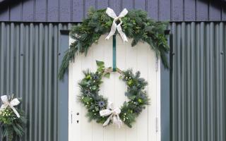 Christmas door wreath