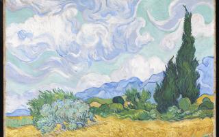 Vincent van Gogh, 1853 – 1890 A Wheatfield, with Cypresses, 1889