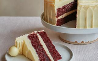 Mary Berry’s red velvet sandwich cake