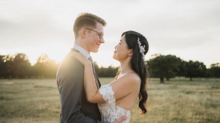 A 'rustic minimalist' wedding at Helmingham Hall, Suffolk